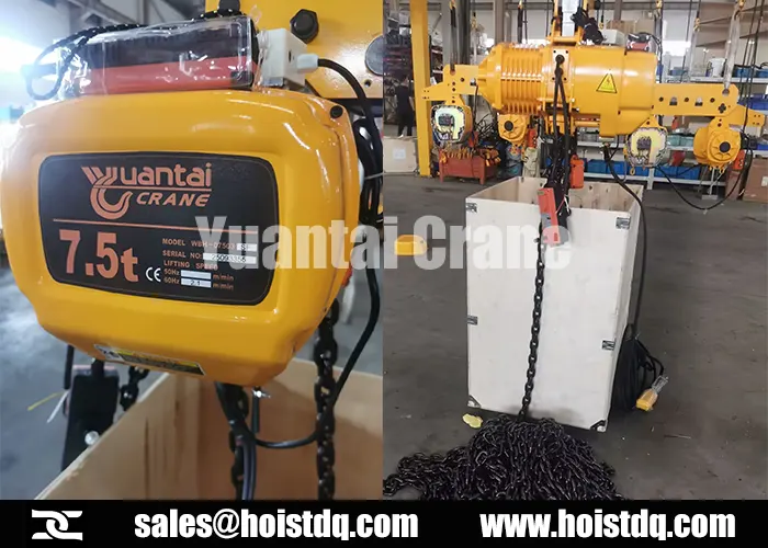 7.5 ton electric chain hoist for sale philippines