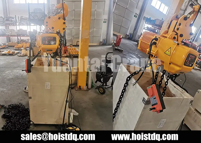 7.5 ton fixed electric chain hoist for sale Singapore