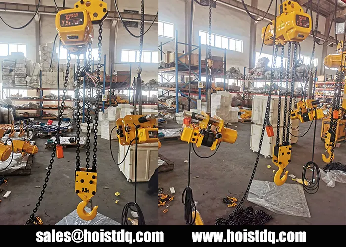 1 - 7.5 Tons Electric Chain Hoists for Paraguay Industrial Equipment Distributor 4 7.5 ton electric chain hoist for sale Paraguay