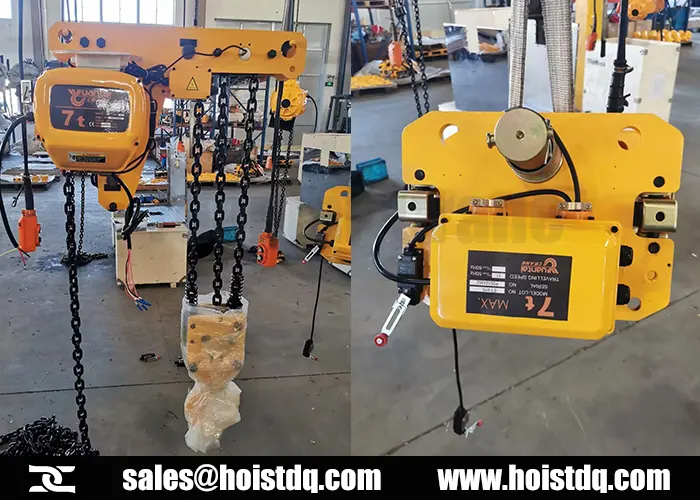 7 ton low headroom chain hoist Jamaica
