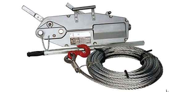 Wire rope lever hand hoist