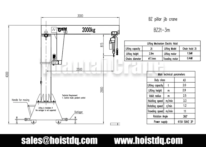 2 Ton Mobile Jib Crane for Australian CNC Machining Center 2 Australia 2 ton mobile jib crane design drawing