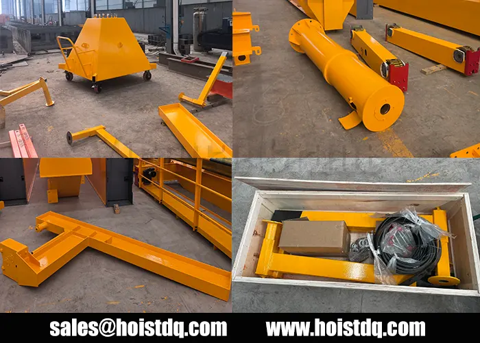 2 Ton Mobile Jib Crane for Australian CNC Machining Center 3 Australia 2 ton mobile jib crane
