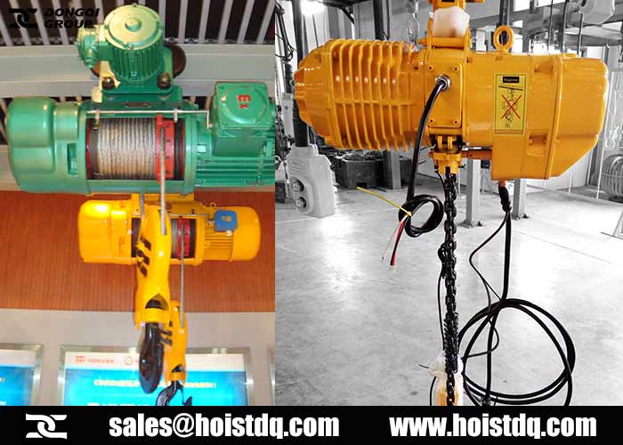 Why Choose a Chain Hoist or a Wire Rope Hoist?