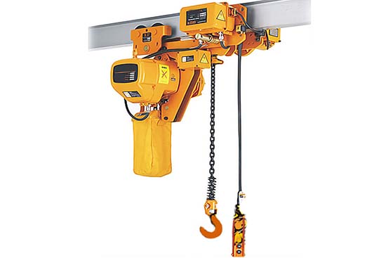 Construction material lifting chain hoist