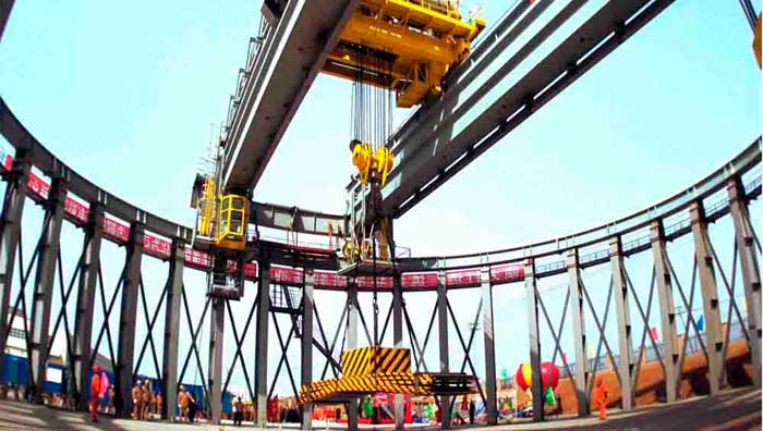 Lift crane for nuclear power station