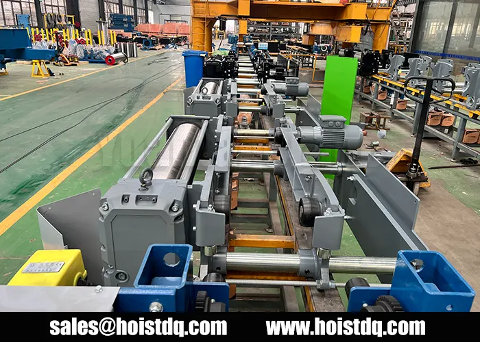 5 Ton & 10 Ton Low Headroom Hoist Solutions for US Machinery Workshop 4 customized low headroom wire rope hoist supplier