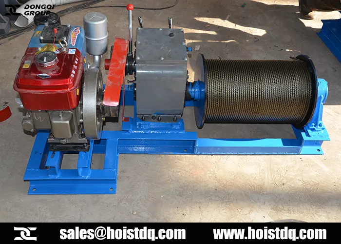 diesel powered winch for sale
