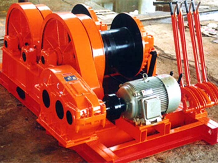 Double drum electric winch for sale