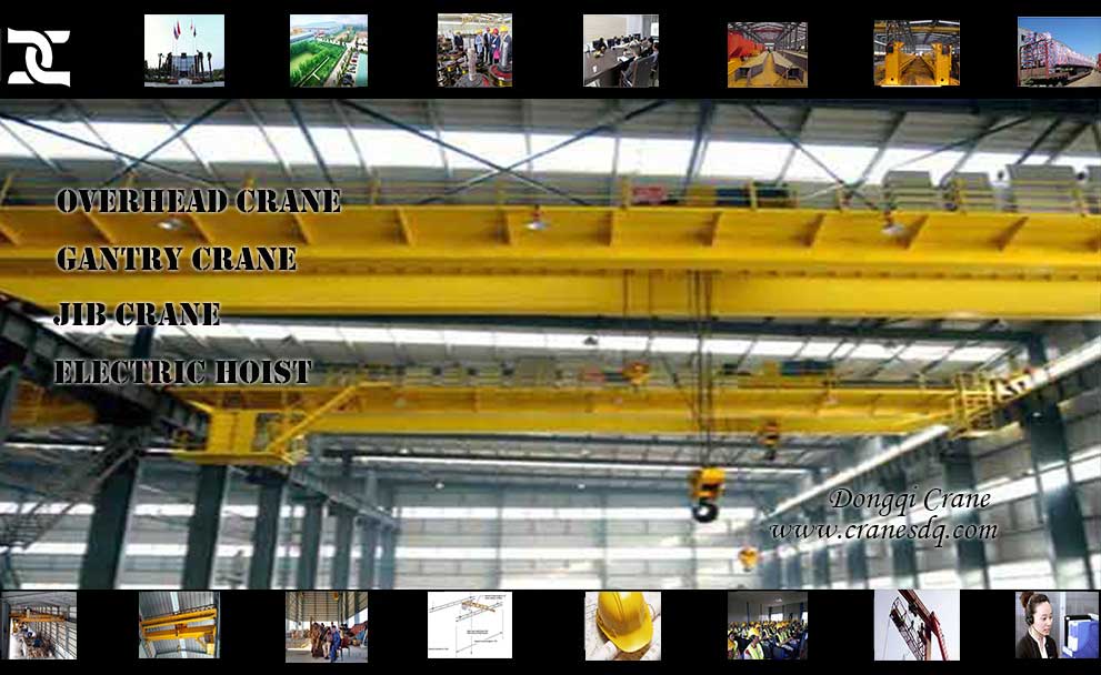 Double girder overhead bridge crane