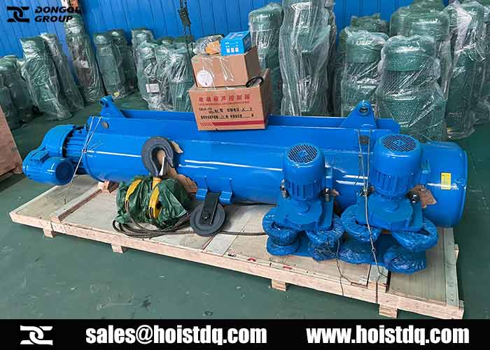 Double Speed 10 Ton Wire Rope Hoist for Sale to Saudi Arabia