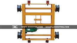 Double track Electric trolley | Power trolly of Dongqi Crane
