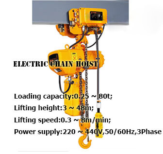 Electric chain hoist