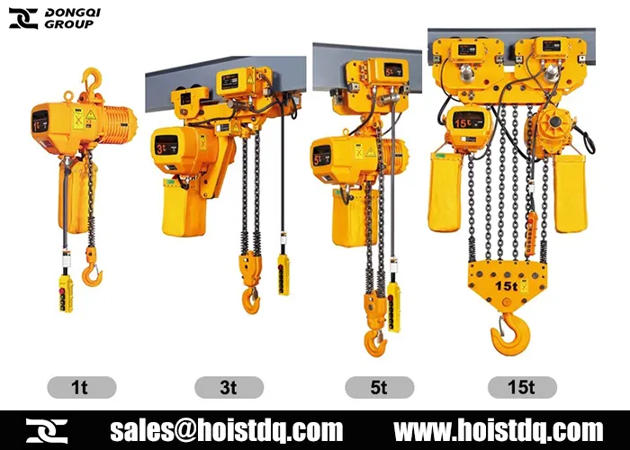 Chain Hoist for Sale - How Does Chain Hoist Work? 2 electric chain hoist for sale - dqcranes
