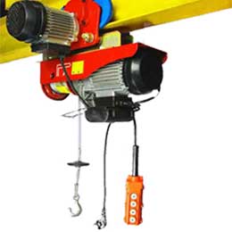 Small electric cable hoist