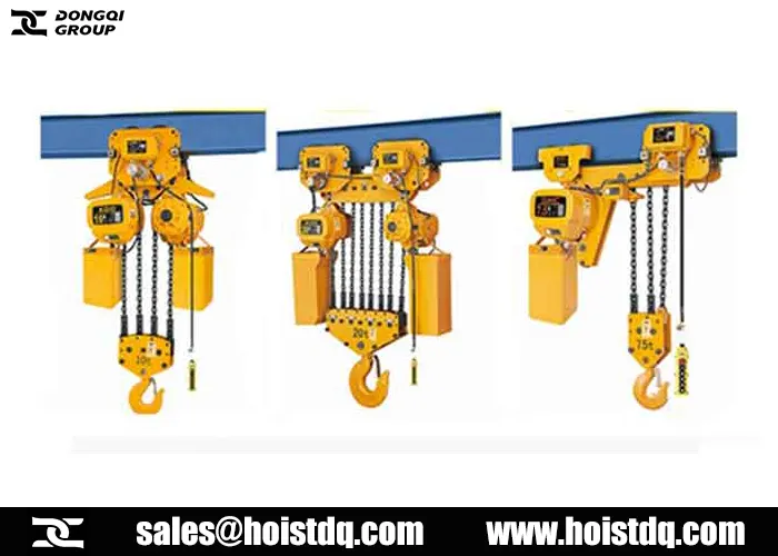 electric trolley electric chain hoist