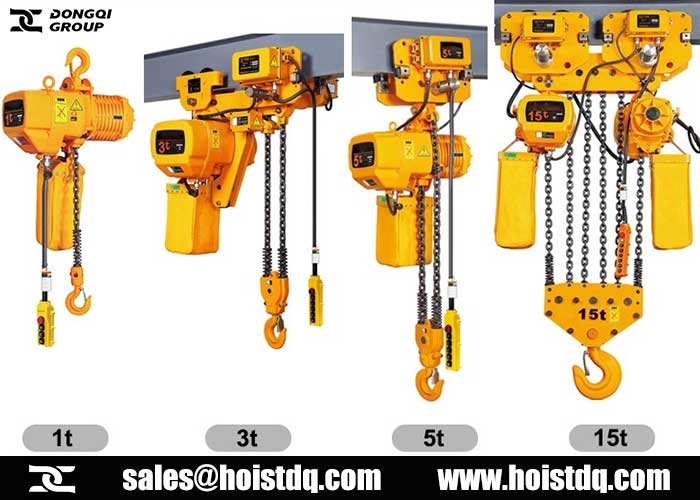 electrical chain hoist for sale from DQCRANES