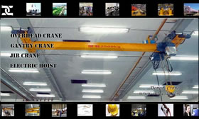 European style underslung overhead travelling crane