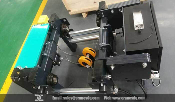 FEM hoist, FEM hoist parts and components, Dongqi FEM hoist factory and workshop