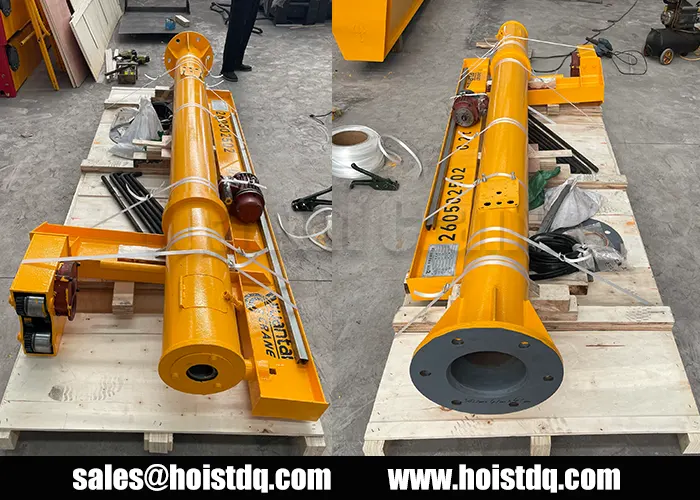 explosion proof jib crane delivered to Saudi Arabia