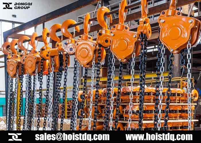 hand chain hoist operation safety