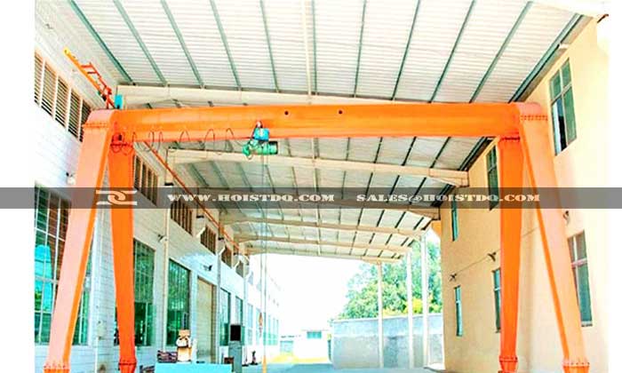 Indoor gantry crane for workshop material handling- Dongqi indoor gantry crane China