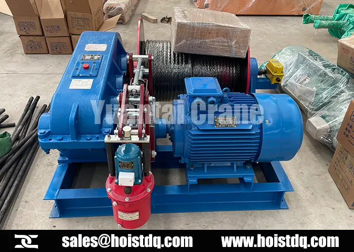 JM Series 5 Ton Electric Winch Delivered to Kuwait