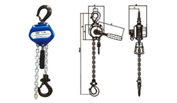 Hand lever hoist -list