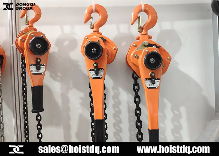 Chain Hoist for Sale - How Does Chain Hoist Work? 3 lever chain hoist for sale from dqcranes