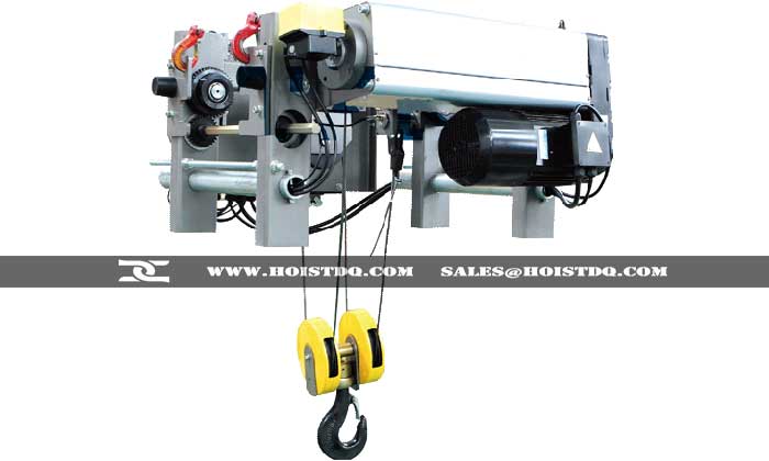 Low headroom wire rope Electric hoist for sale
