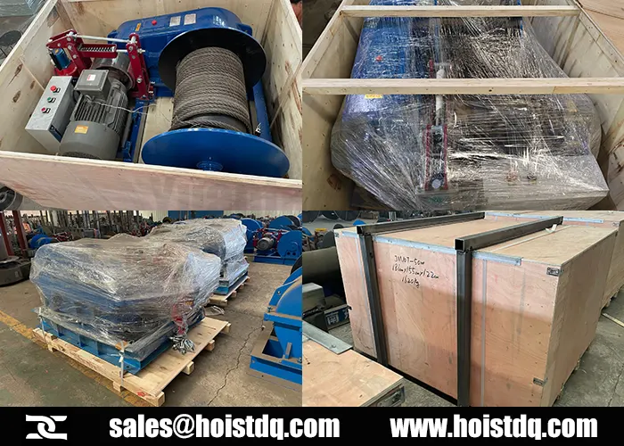 low speed 10 ton electric winch to mexico