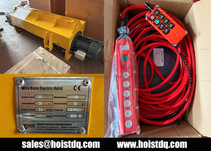Mexico 30 ton fixed wire rope hoist design details