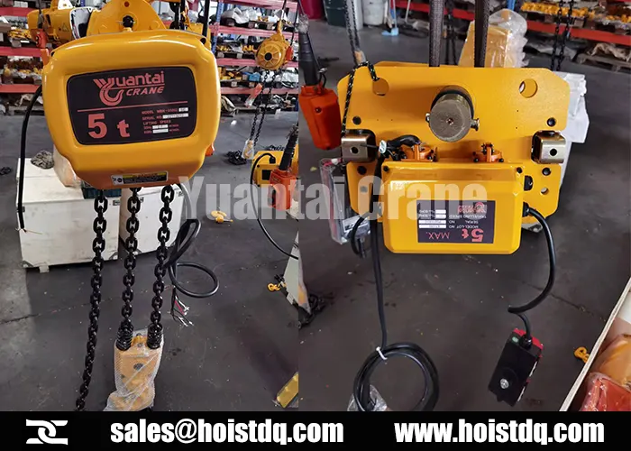 electric trolley chain hoist 5 ton guyana