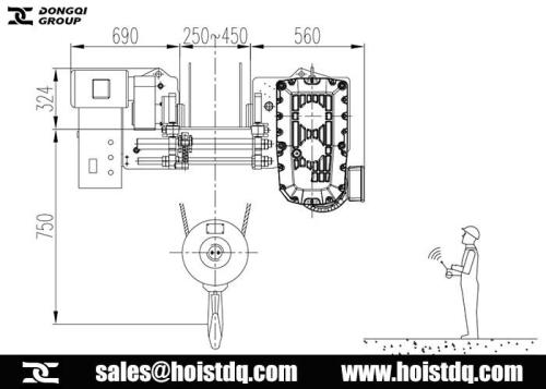 7-ton-NR-european-hoist-design-for-brazil-client