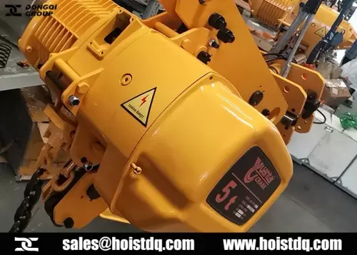 low-headroom-chain-hoist-5-ton-production-for-canada