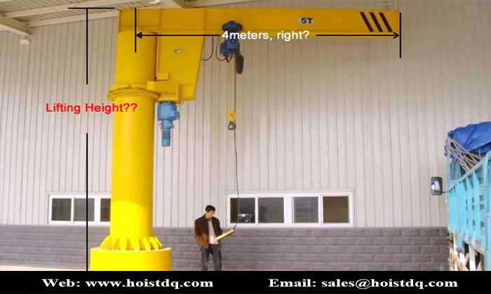 Pillar jib crane for sale Ethiopia: Pillar jib crane for material handling in Steel Factory Ethiopia