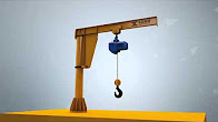 pillar jib crane - jib crane design from DQCRANES