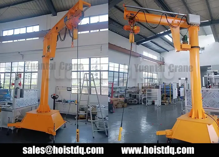 2 Ton Mobile Jib Crane for Australian CNC Machining Center 5 portable jib crane supplier Australia