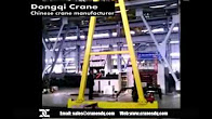 Semi-gantry crane applicatioan video