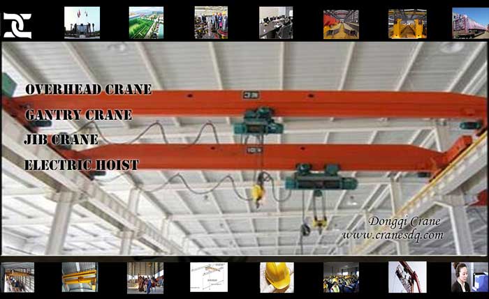 Single girder electric hoist overhead crane