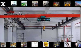 Single girder suspension overhead travelling crane