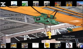 Single Girder Electric Hoist overhead travelling crane