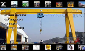 Single girder gantry overhead travelling crane