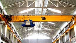 Single grider overhead crane for sale