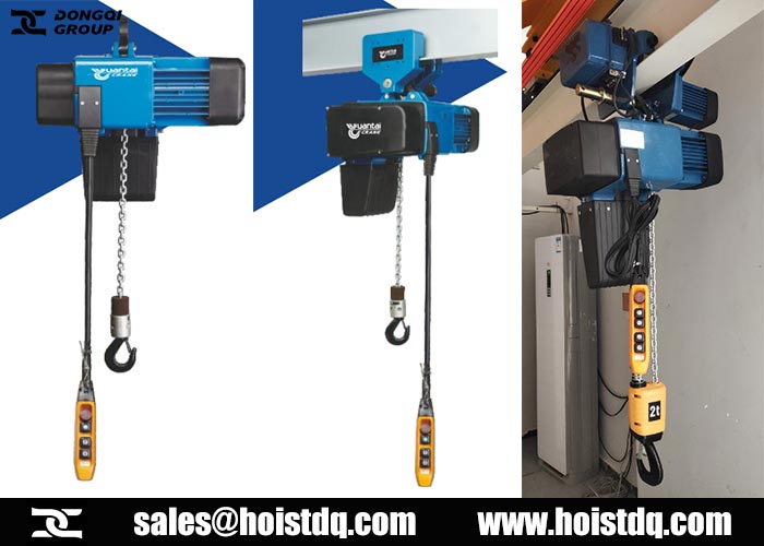 Single-phase European Standard Electric Chain Hoist for Sale