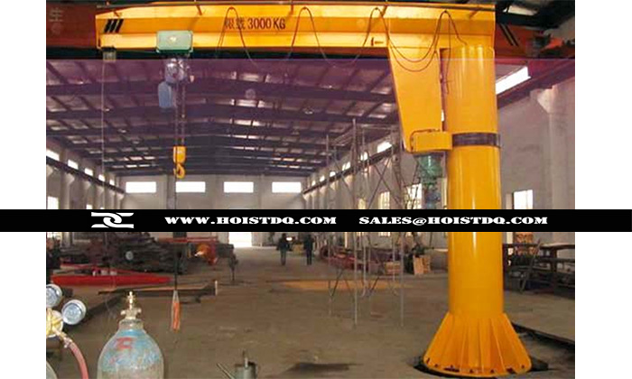 Slewing jib crane, Dongqi slewing jib crane for sale, Chinese slewing jib crane