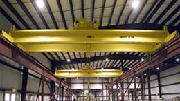 Top running overhead crane: Single girder top running crane and Double girder top running overhead crane