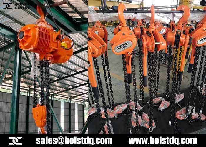 manual chain hoist and electric chain hoist for sale