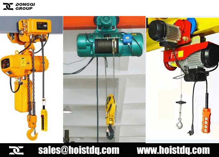 What is the right hoist for transport materials?
