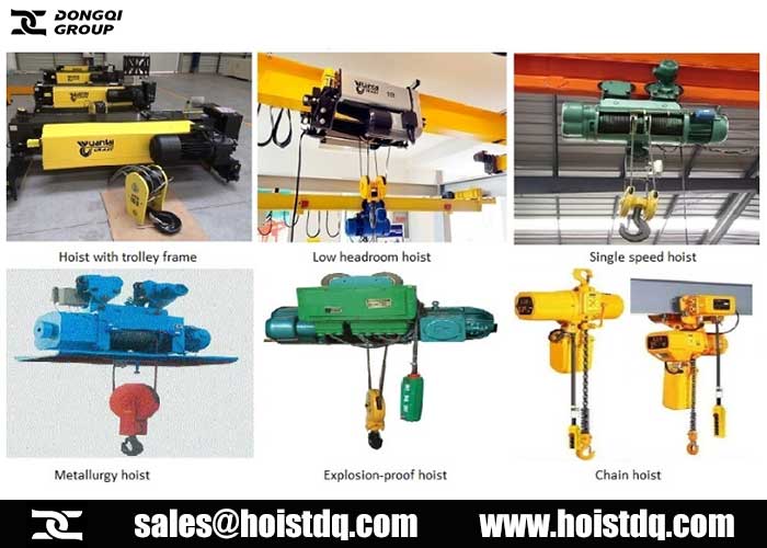 types of hoist equipment